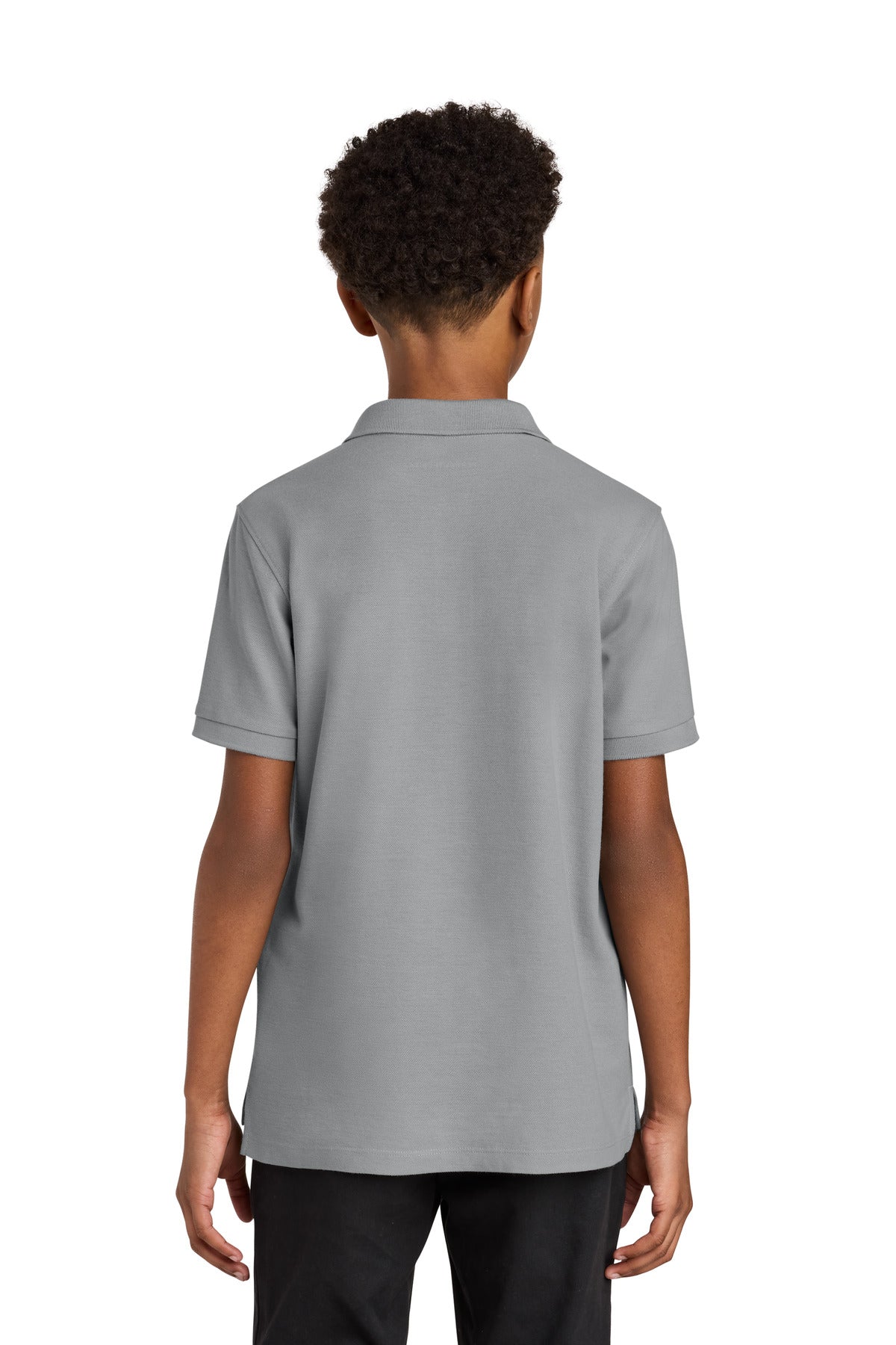 GustyGrey Port Authority Youth Wearever Signature Pique Polo Y200