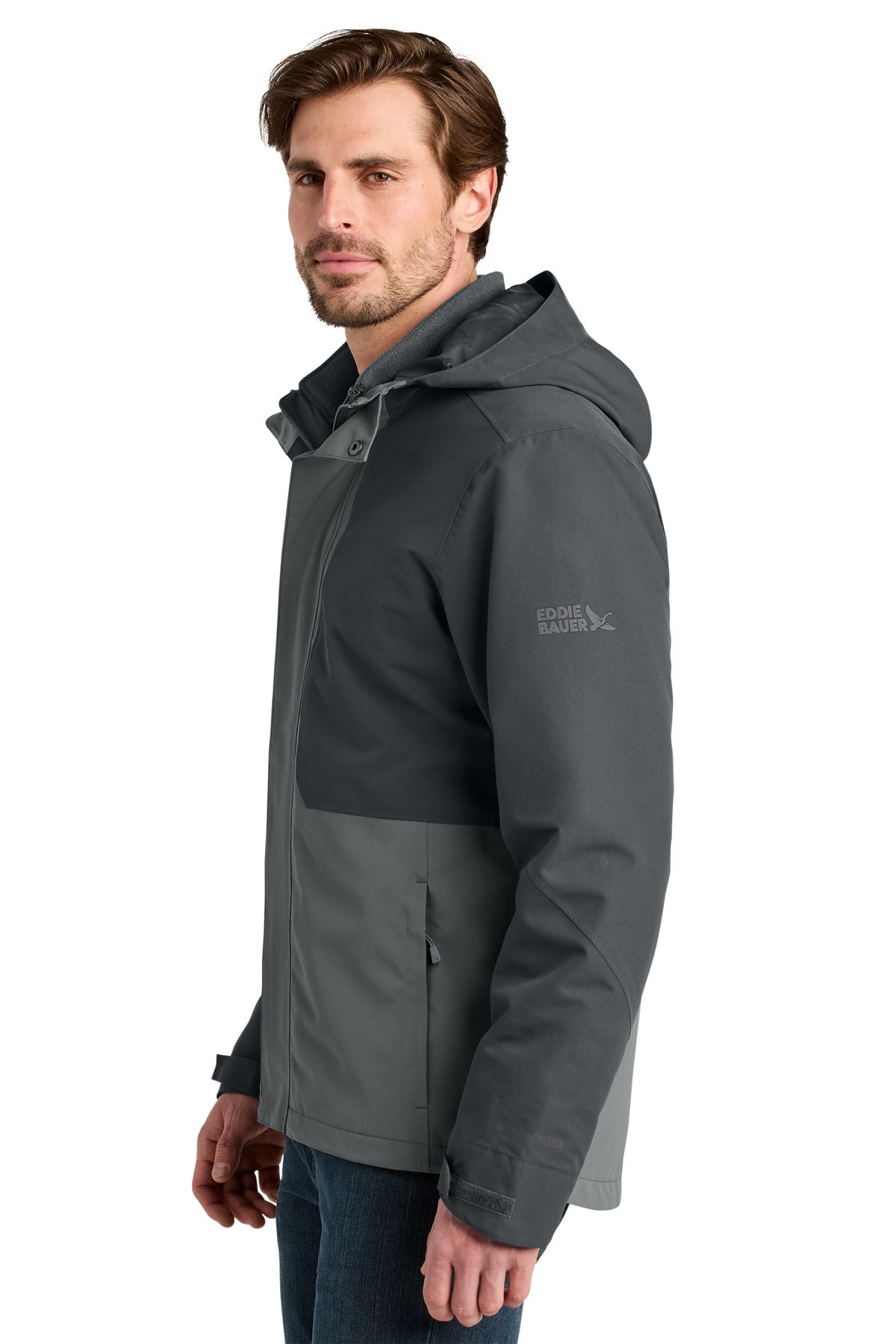 GySt/MetGy Eddie Bauer WeatherEdge Ridge 3-in-1 Jacket EB658
