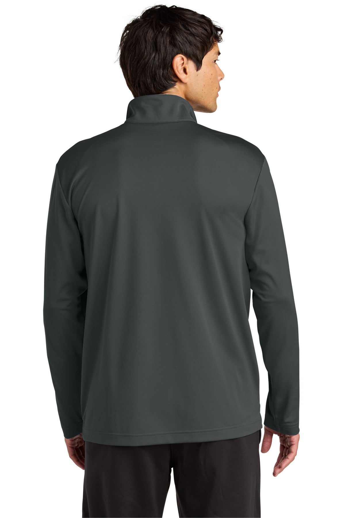 IronGrey Sport-Tek Micropique Sport-Wick 1/4-Zip ST672
