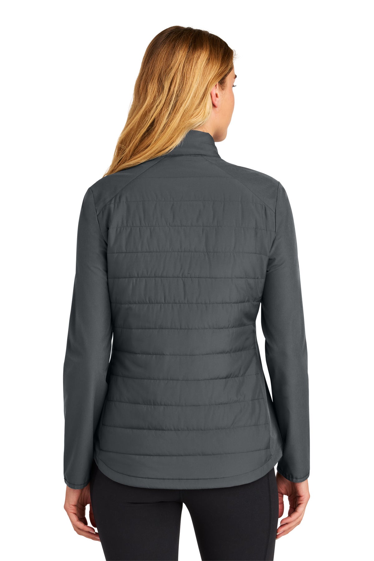 IronGrey Sport-Tek Women's Teknical Hybrid Jacket LST940