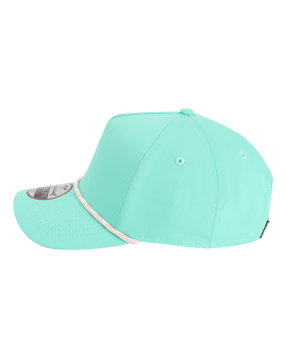 Left View of Aqua The Corral Women's Cap - L5059
