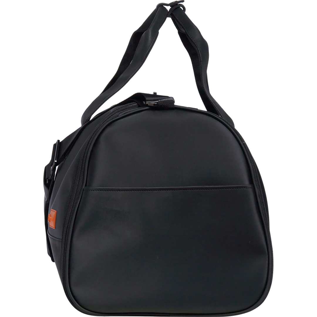 Left View of Black Stitch Ultimate Garment Bag