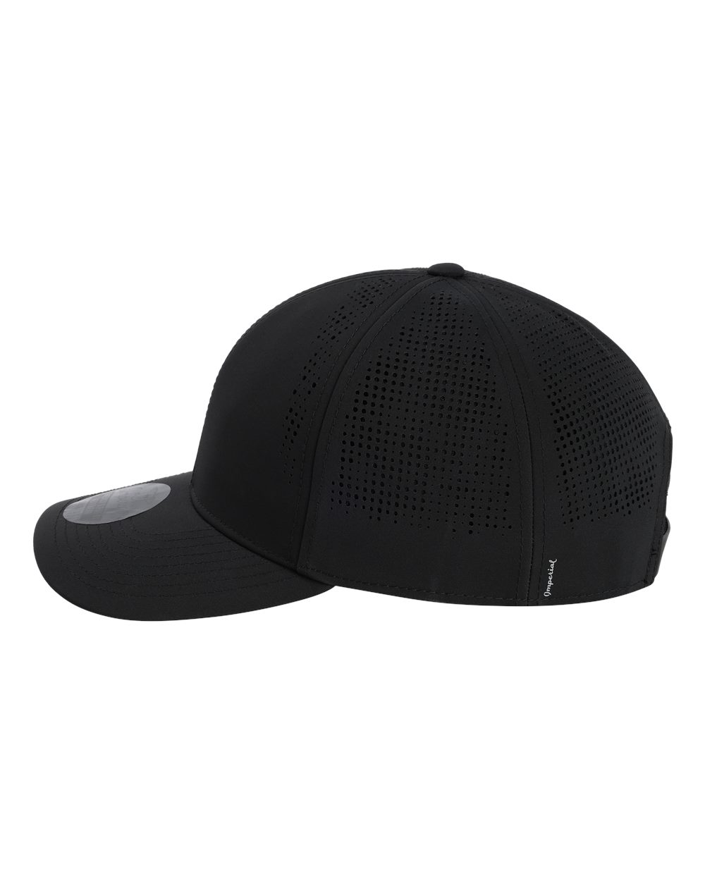 Left View of Black The Alpha Cap - S1502