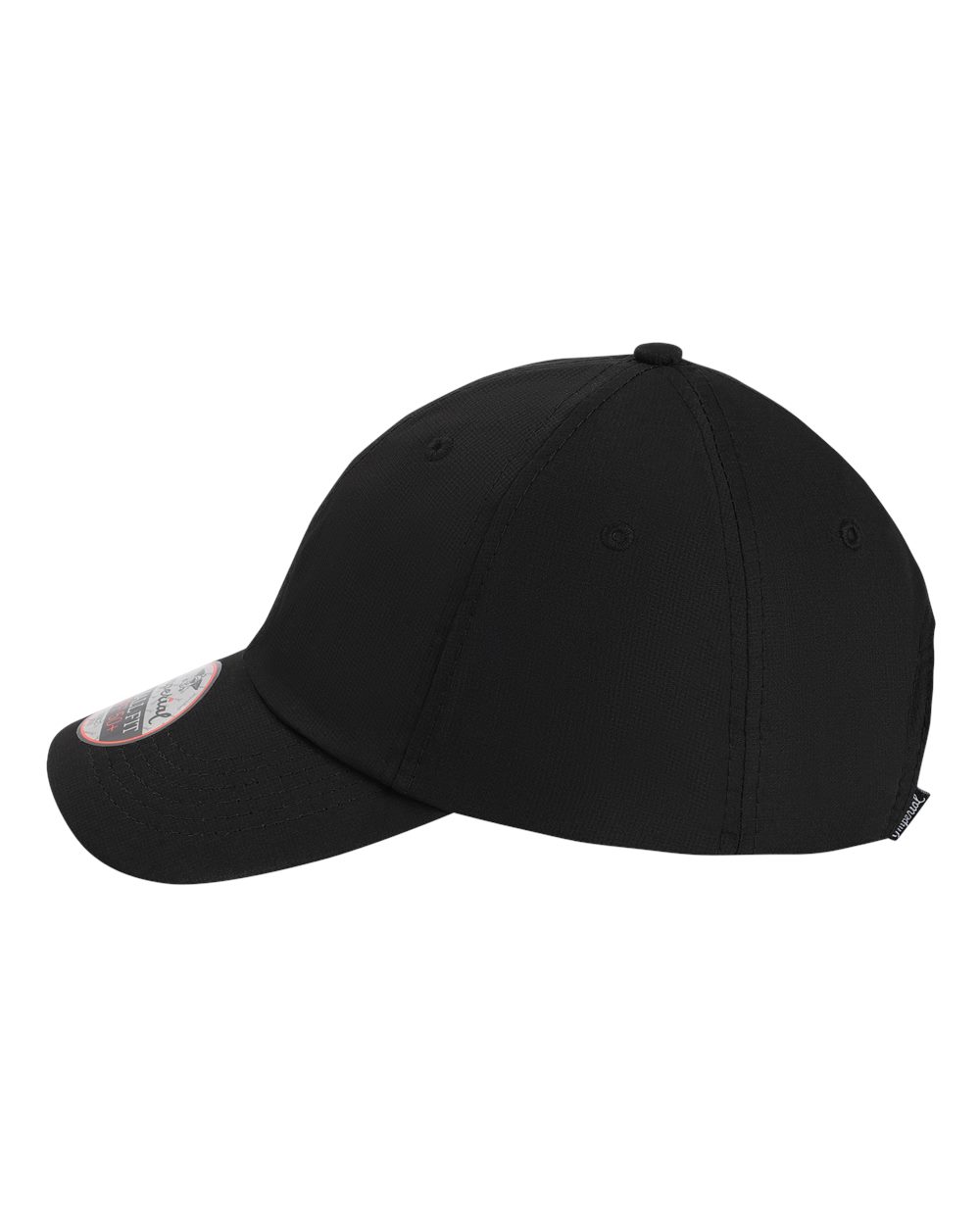 Left View of Black The Original Small Fit Women's Performance Cap - L210P