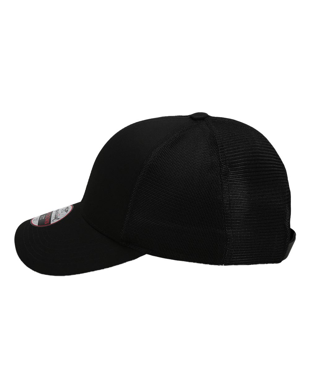 Left View of Black The Whitaker Mesh Cap - 1988M