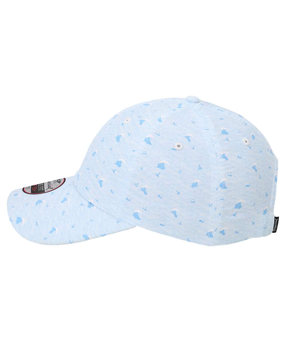 Left View of Blue Wave Alter Ego Cap - X210R