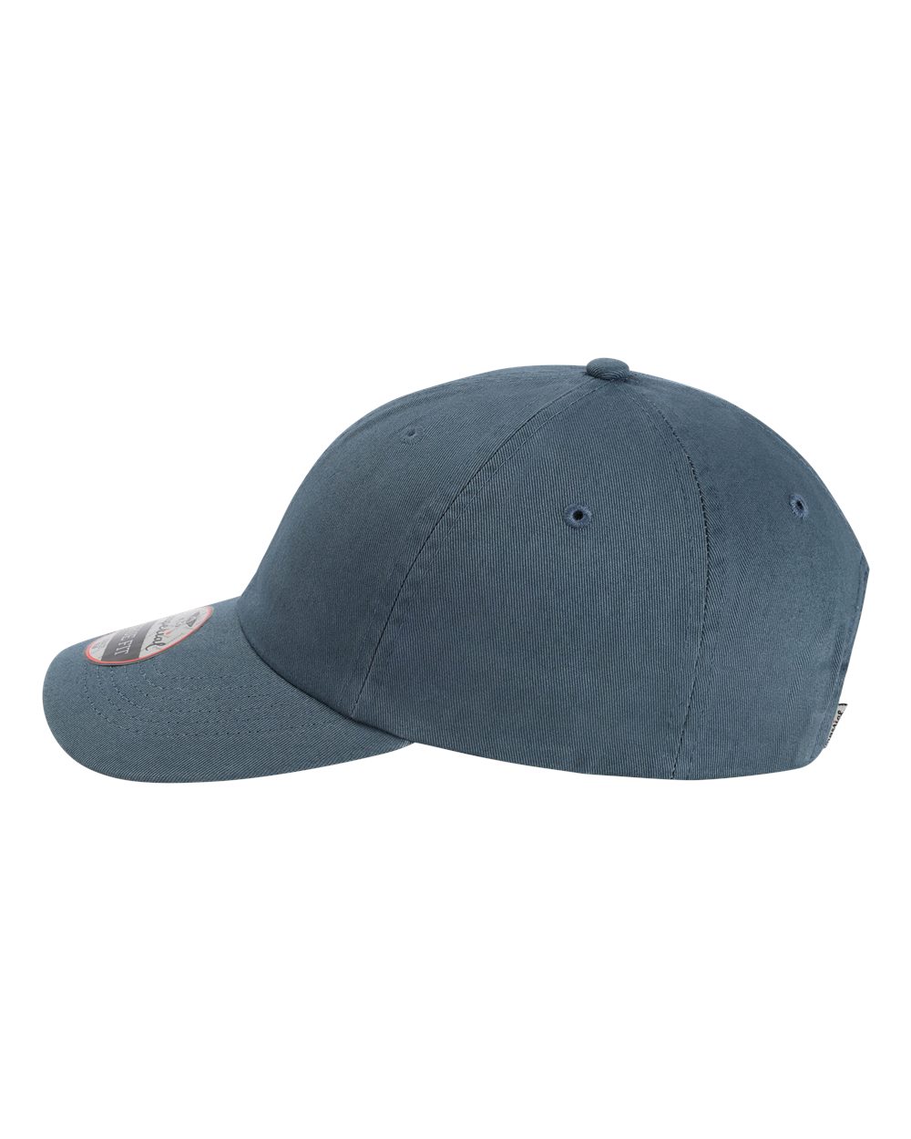 Left View of Breaker Blue The Original Buckle Dad Hat - X210B