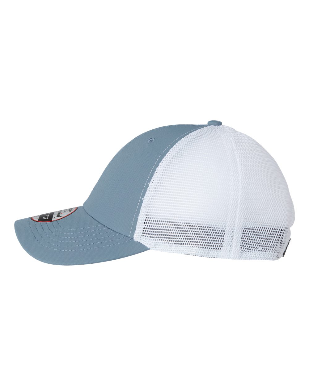 Left View of Breaker Blue/ White The Original Sport Mesh Cap - X210SM