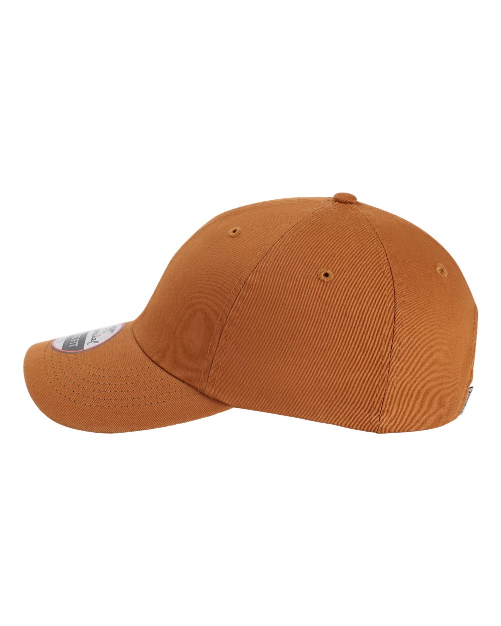 Left View of Buckthorn Brown The Original Buckle Dad Hat - X210B