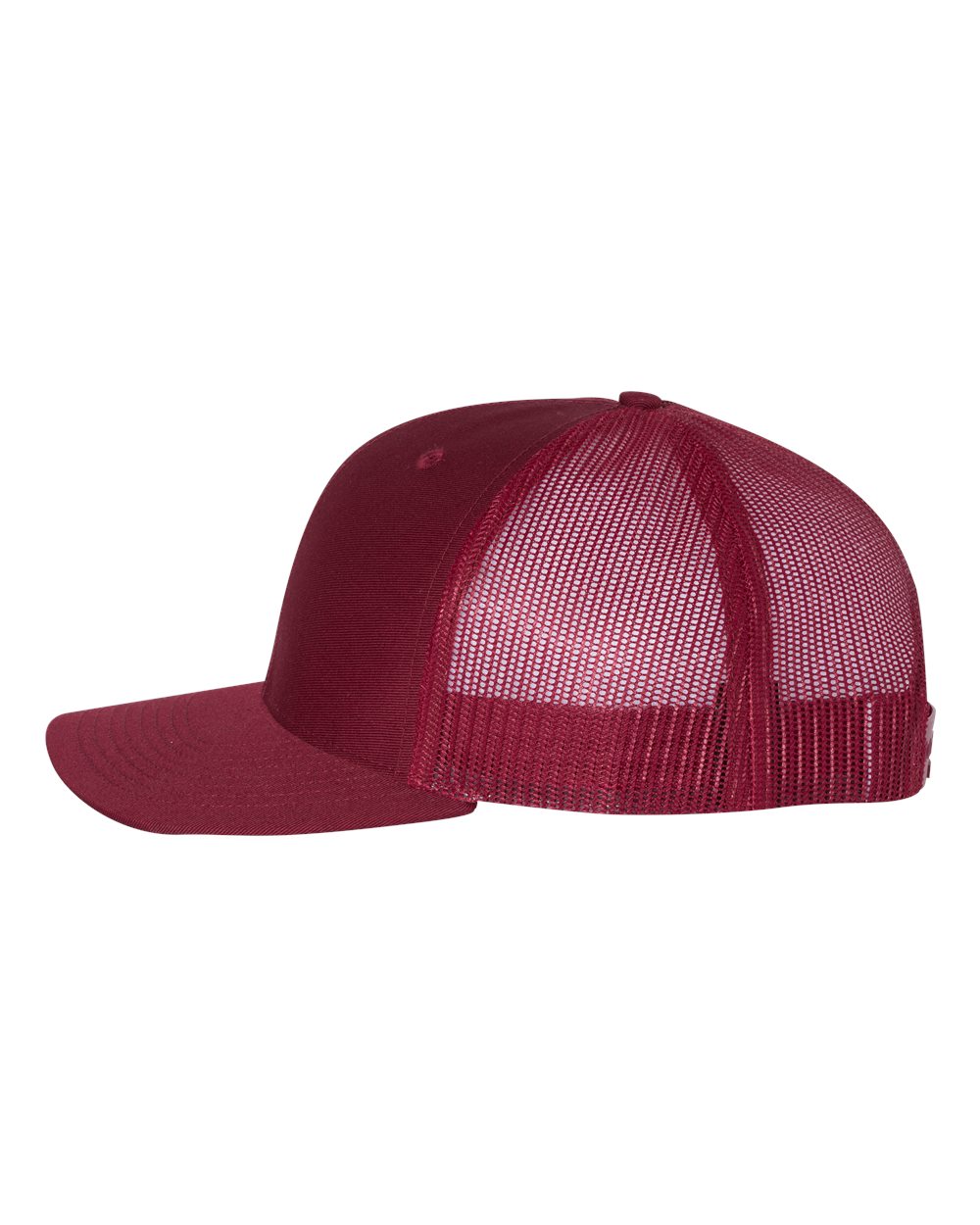 Left View of Cardinal Snapback Trucker Cap - 112