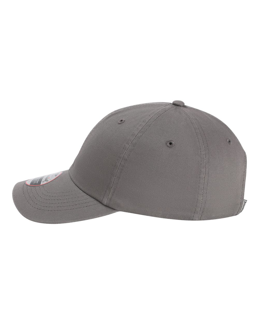 Left View of Charcoal The Original Buckle Dad Hat - X210B