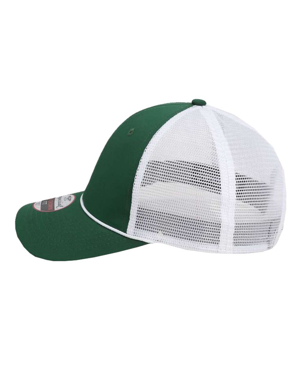 Left View of Forest/ White The Night Owl Performance Rope Cap - 7055