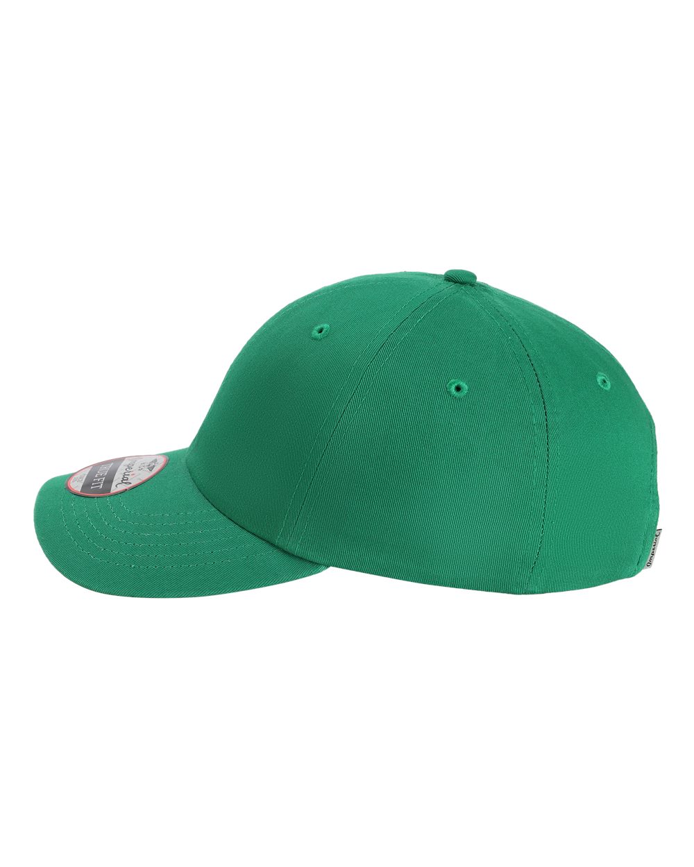 Left View of Grass Green The Original Buckle Dad Hat - X210B