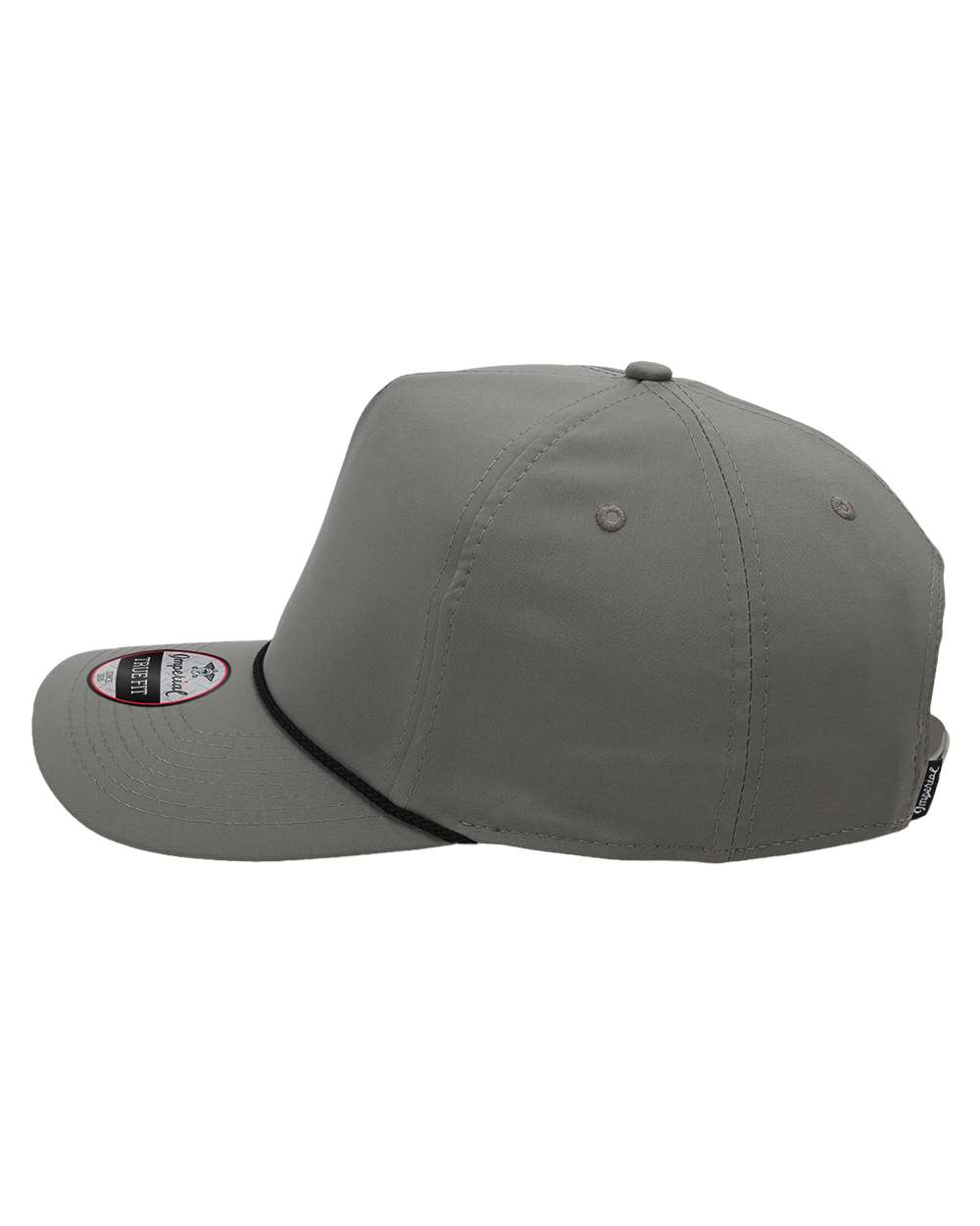 Left View of Grey/ Black The Wrightson Cap - 5054