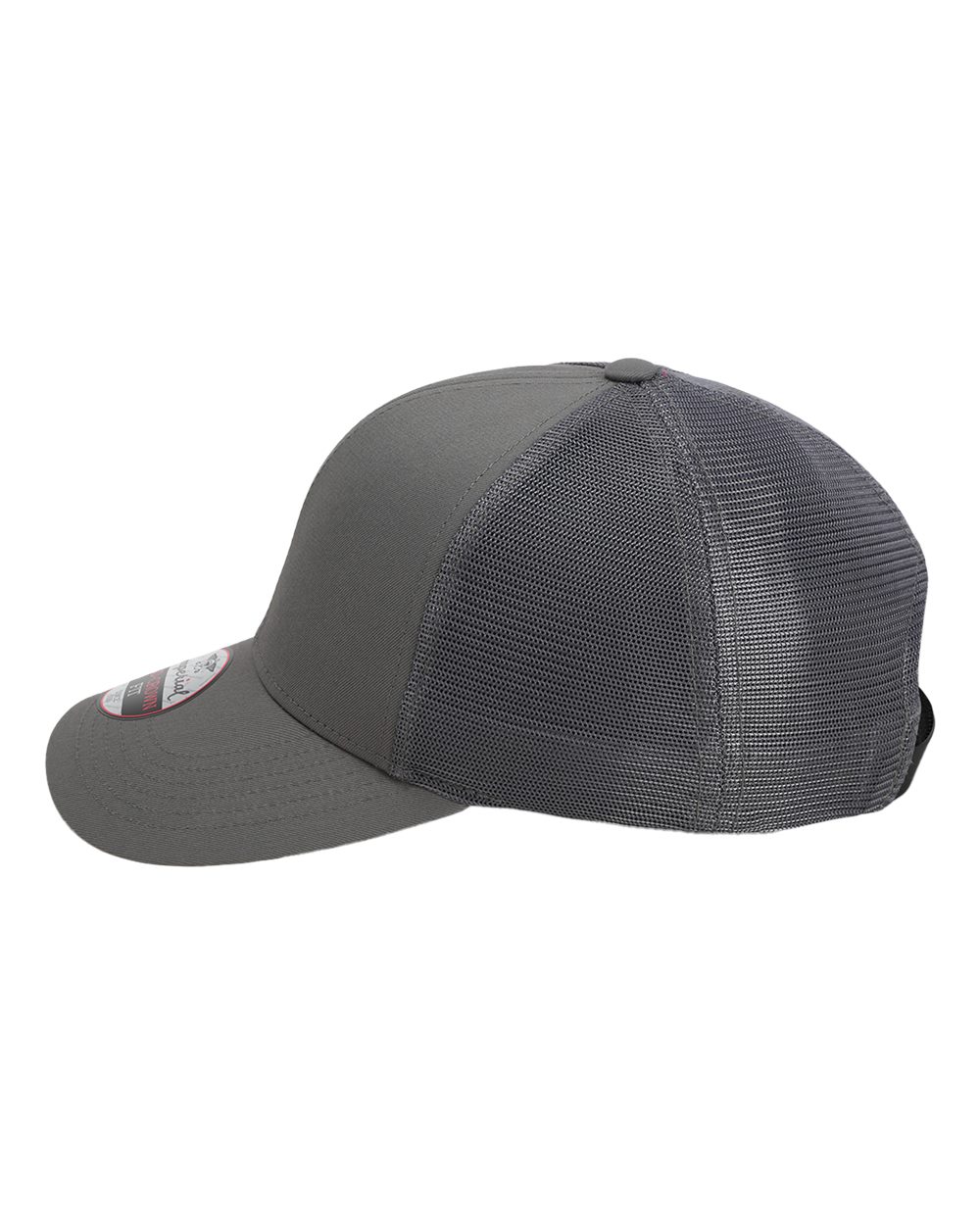 Left View of Grey The Whitaker Mesh Cap - 1988M