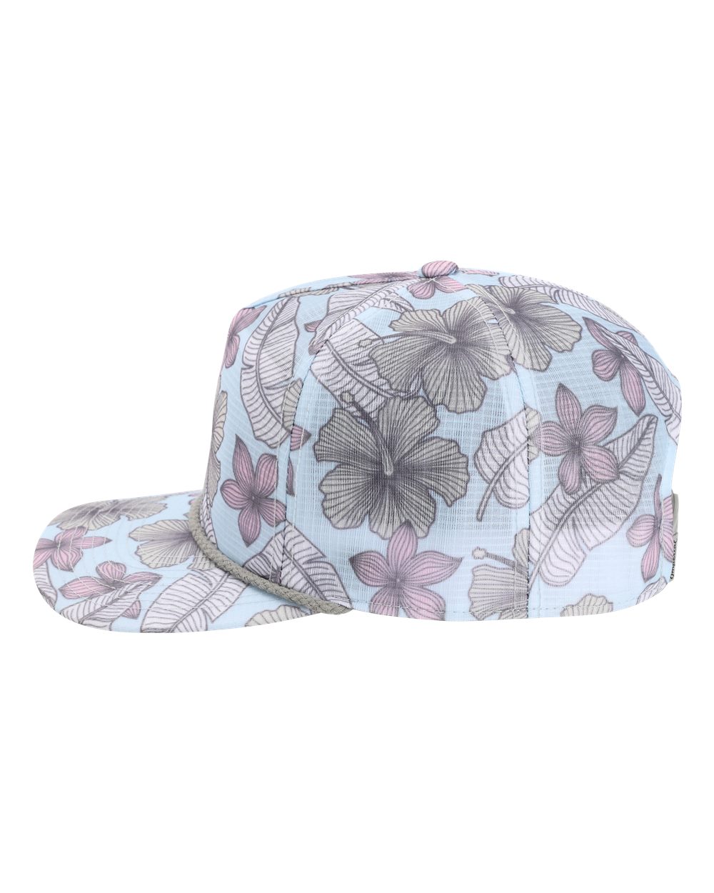 Left View of Light Blue The Live Wire Cap - DNA012