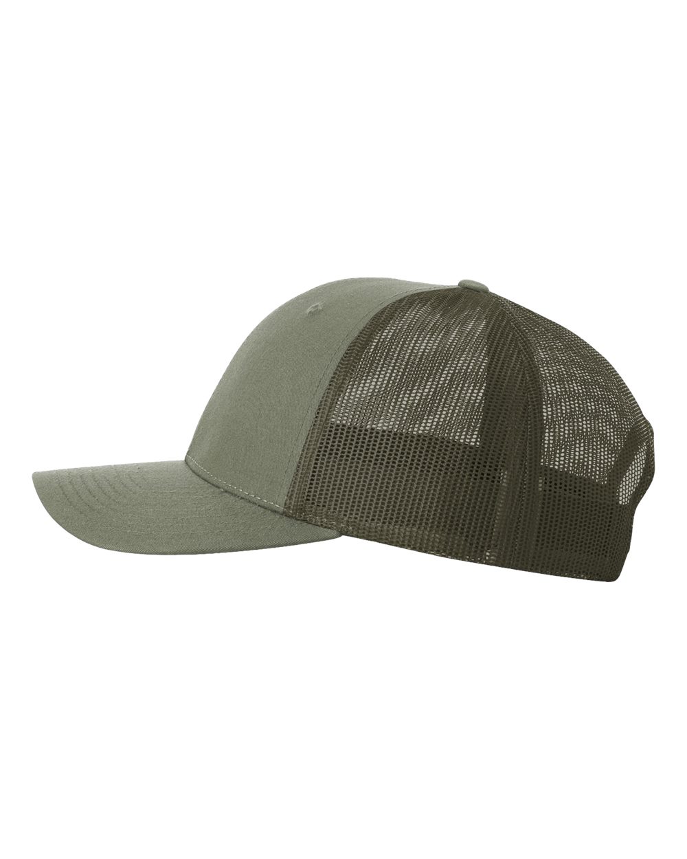 Left View of Loden Low Pro Trucker Cap - 115