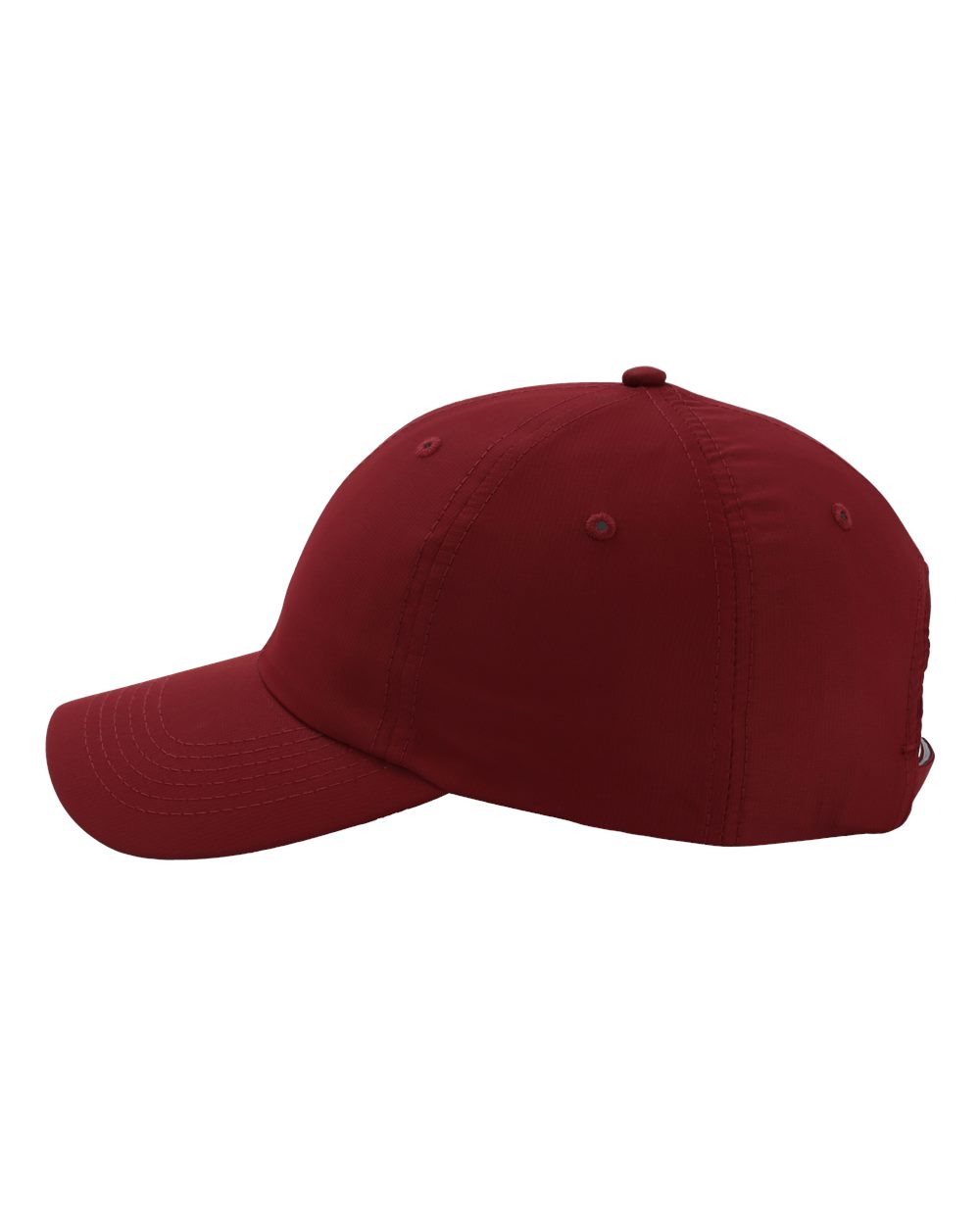 Left View of Maroon The Original Performance Cap - X210P