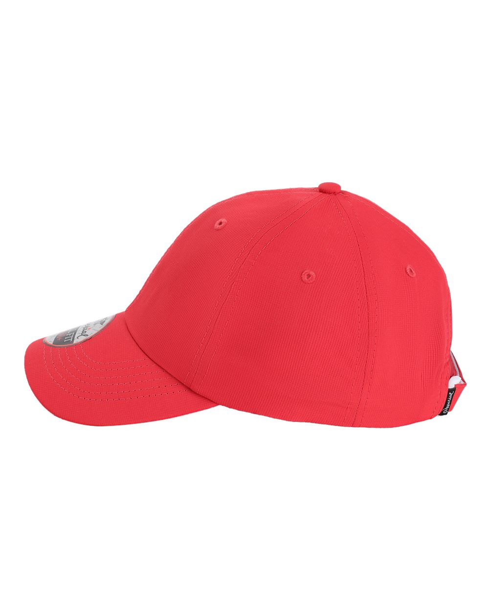 Left View of Nantucket Red The Original Small Fit Women's Performance Cap - L210P