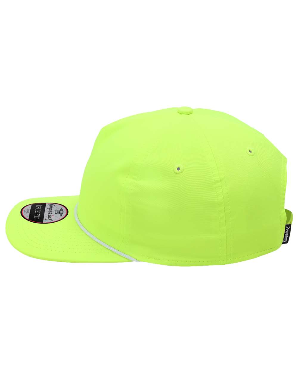 Left View of Neon Yellow/ White The Wrightson Cap - 5054