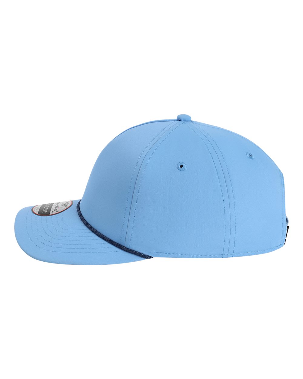 Left View of Powder Blue/ Navy The Wrightson Cap - 5054