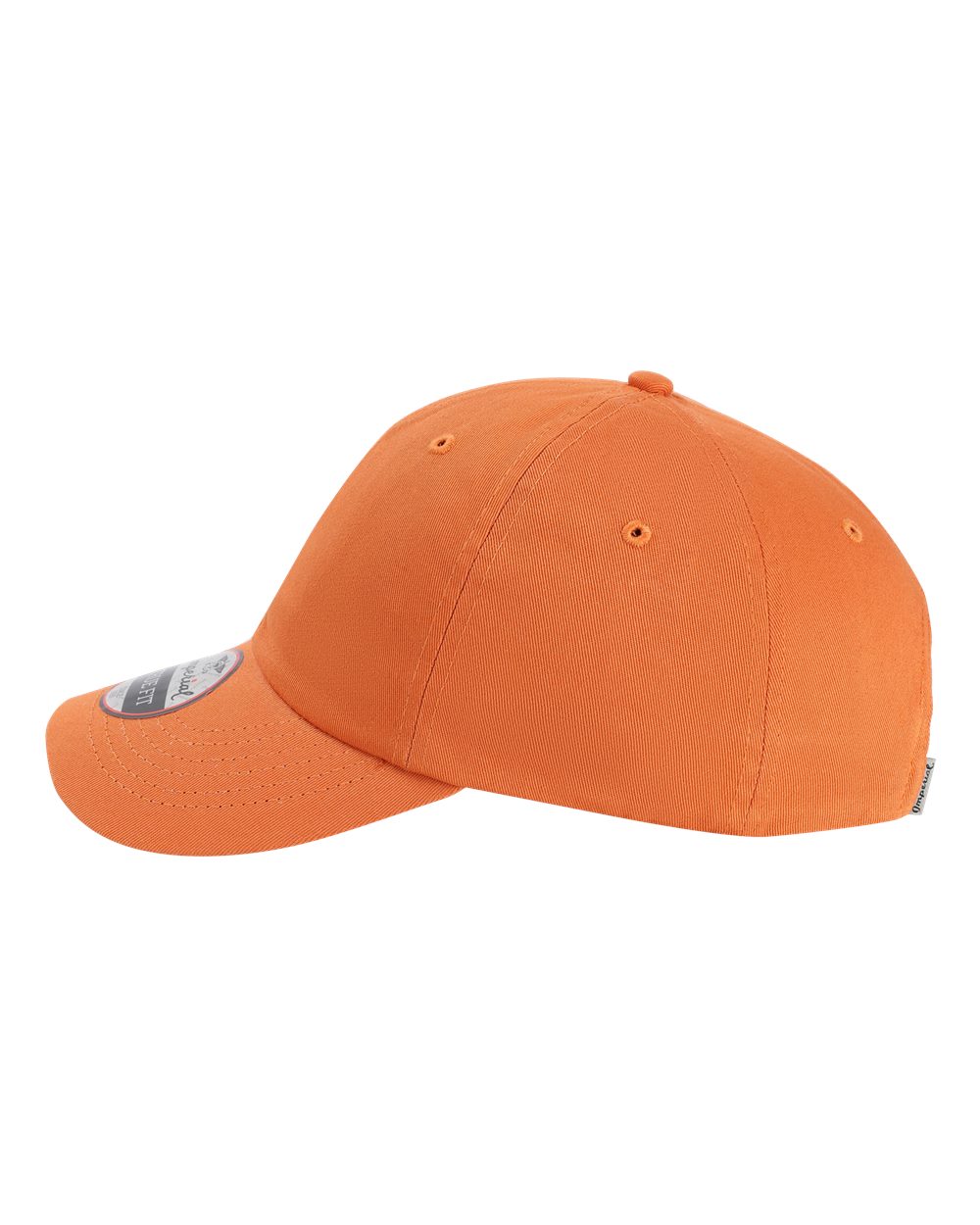 Left View of Pumpkin The Original Buckle Dad Hat - X210B
