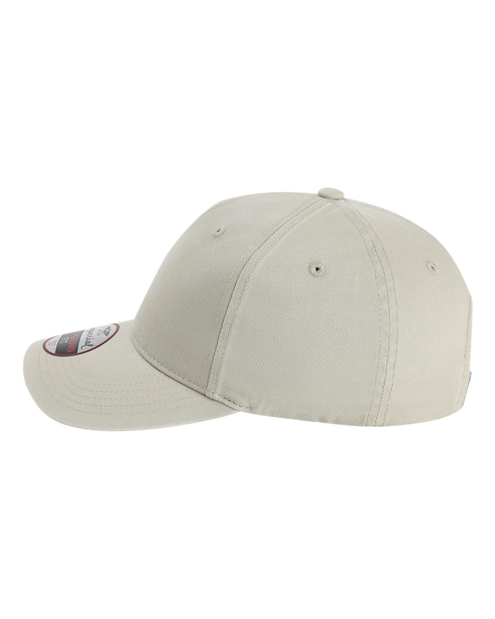 Left View of Stone Khaki The Gambit Cap - X240