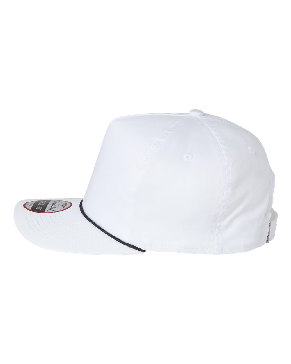 Left View of White/ Black The Barnes Cap - 5056