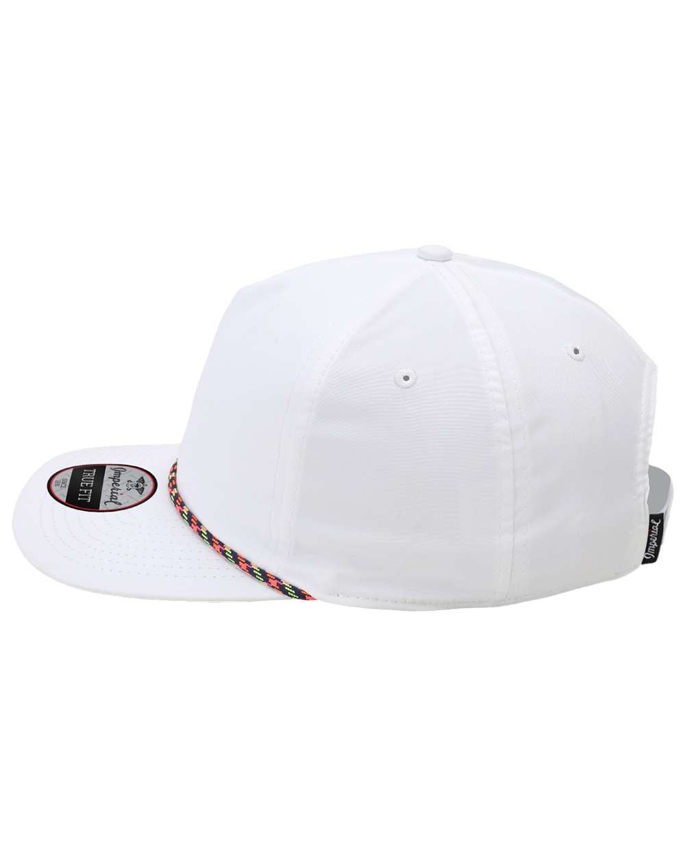 Left View of White/ Navy/ Neon The Wrightson Cap - 5054