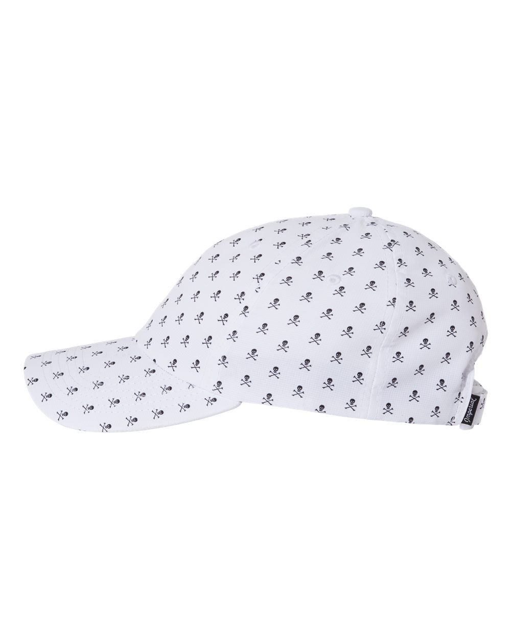 Left View of White Skulls Alter Ego Cap - X210R