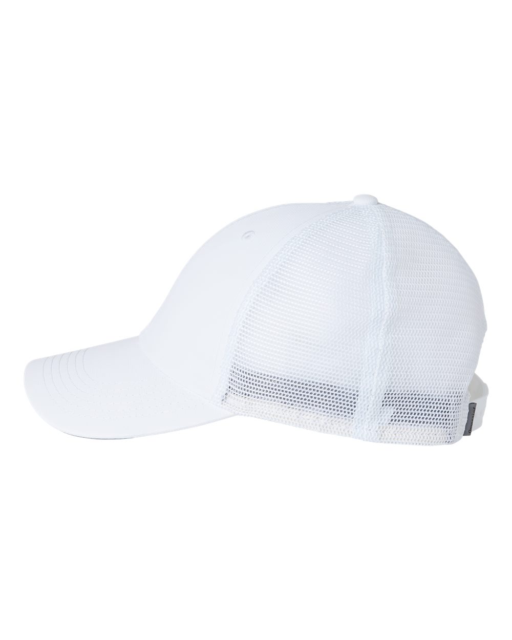 Left View of White/ White The Original Sport Mesh Cap - X210SM
