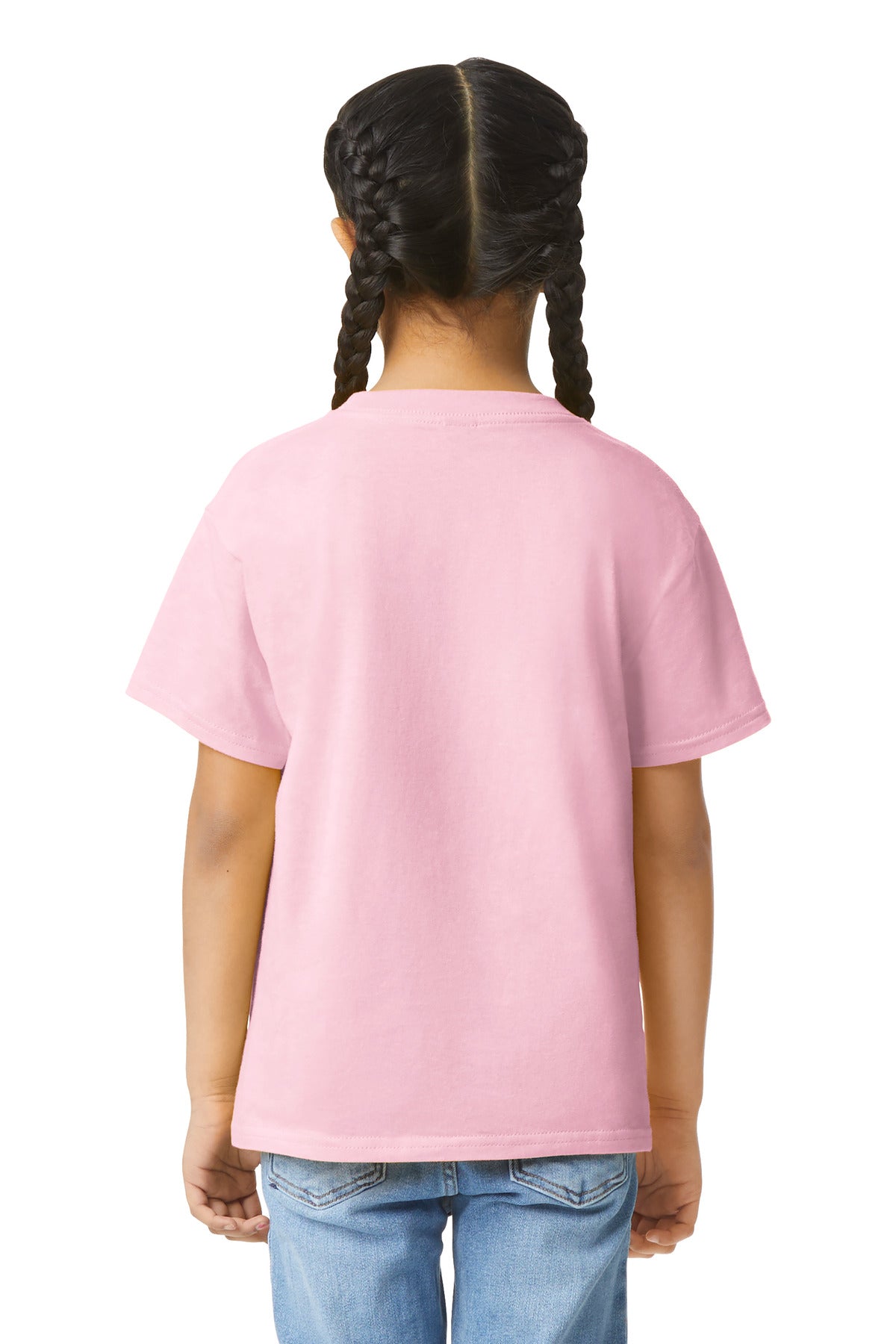 LightPink Gildan Youth Light Cotton Tee 3000B