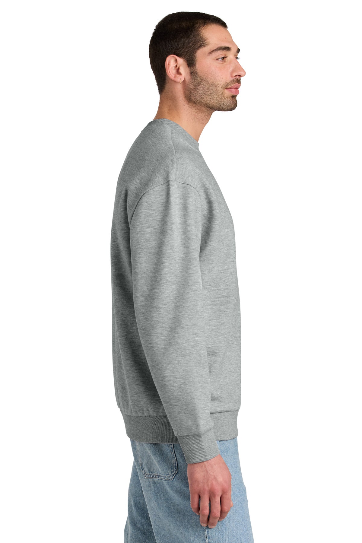 LtHtGry District V.I.T. Heavyweight Fleece Crew DT6154