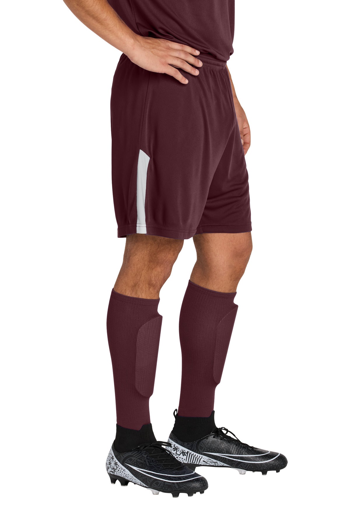 Maroon Sport-Tek All Sport OTC Socks STA05