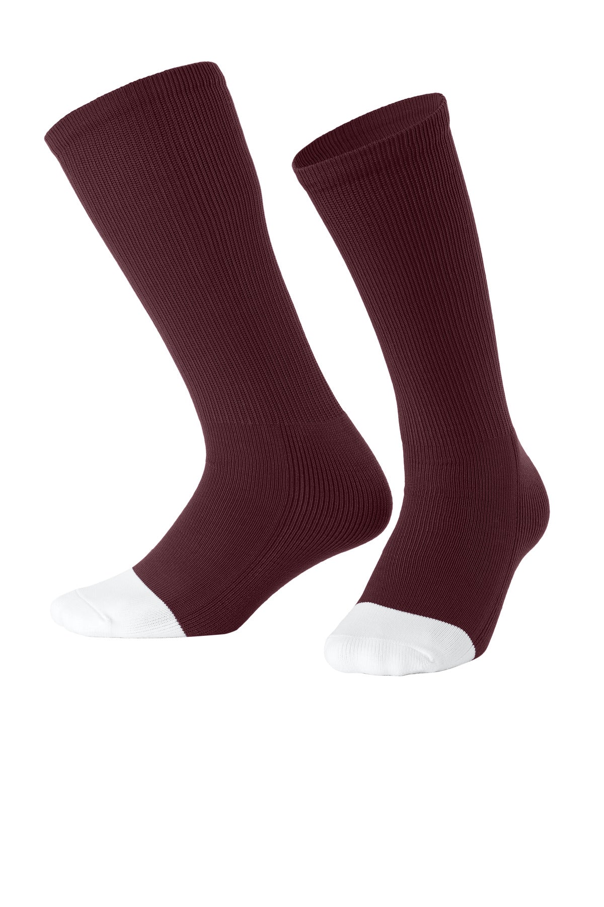 Maroon Sport-Tek All Sport OTC Socks STA05