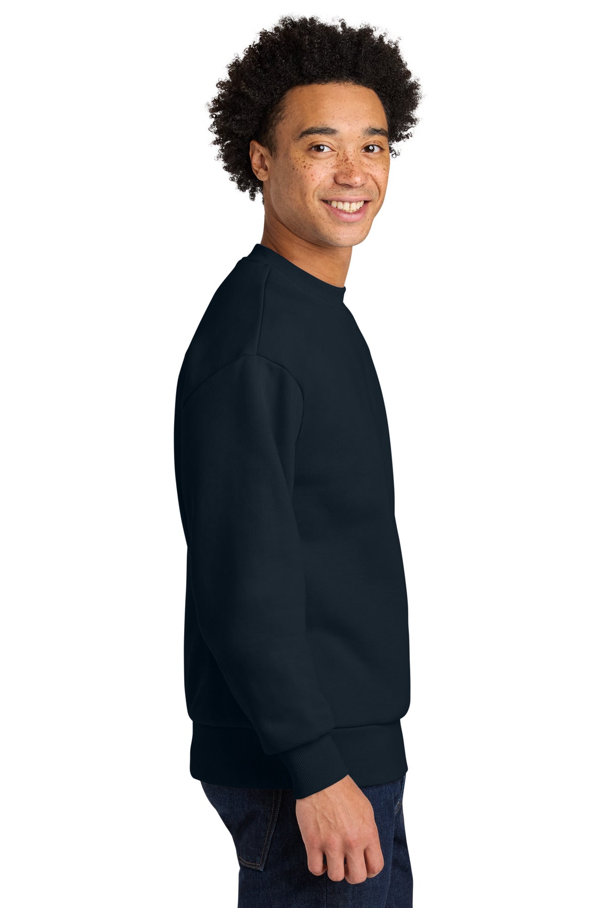 MdntNavy Next Level Apparel Heavyweight Sweatshirt NL9007