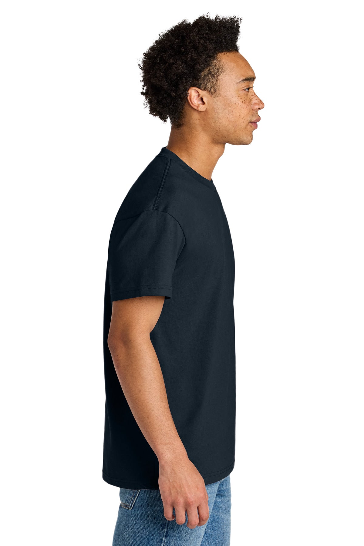 MdntNavy Next Level Apparel Heavyweight Tee NL7200