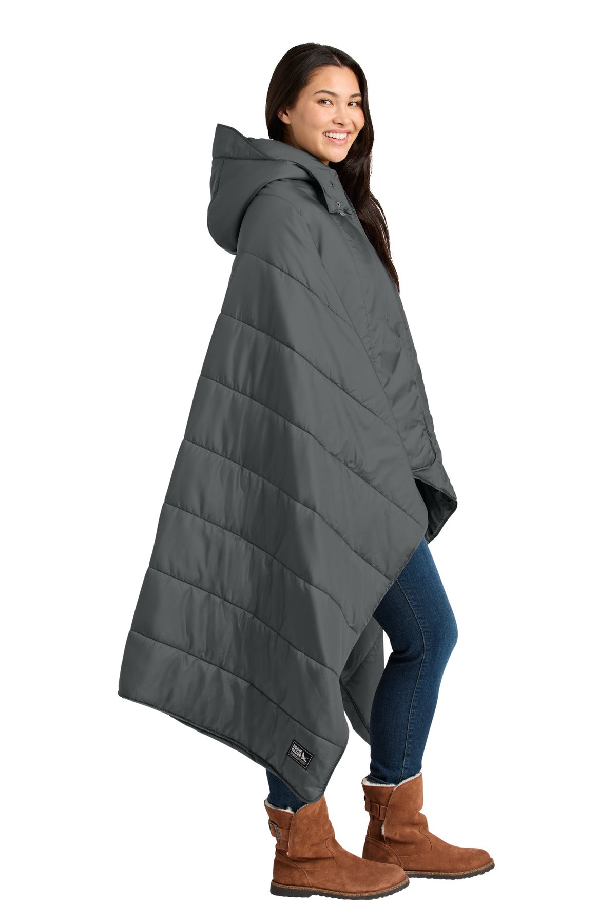 MetalGrey Eddie Bauer Puffy Camp Poncho EB755