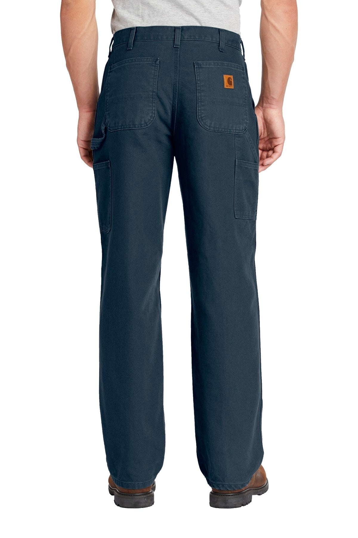 Midnight Carhartt Washed-Duck Work Dungaree. CTB11