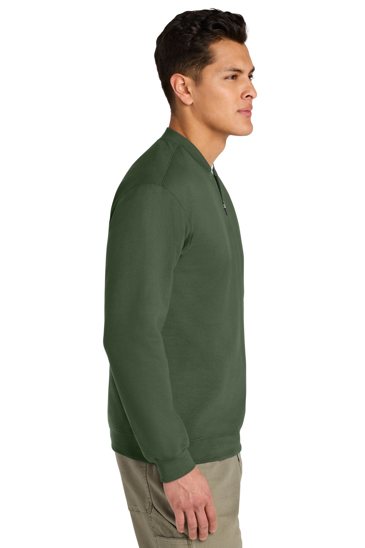MilGreen Gildan Softstyle Midweight Fleece 1/4-Zip SF008