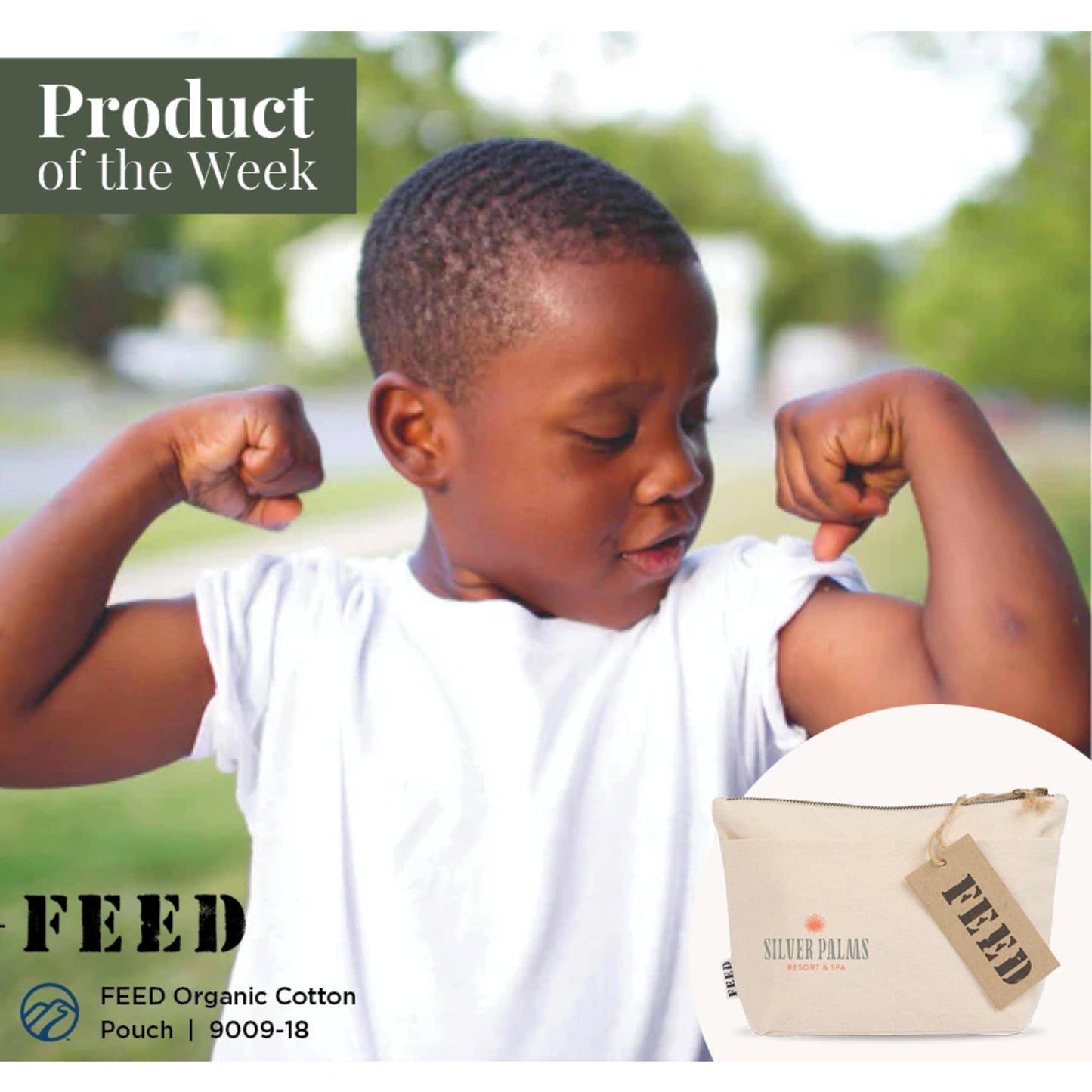 Natural FEED Organic Cotton Pouch