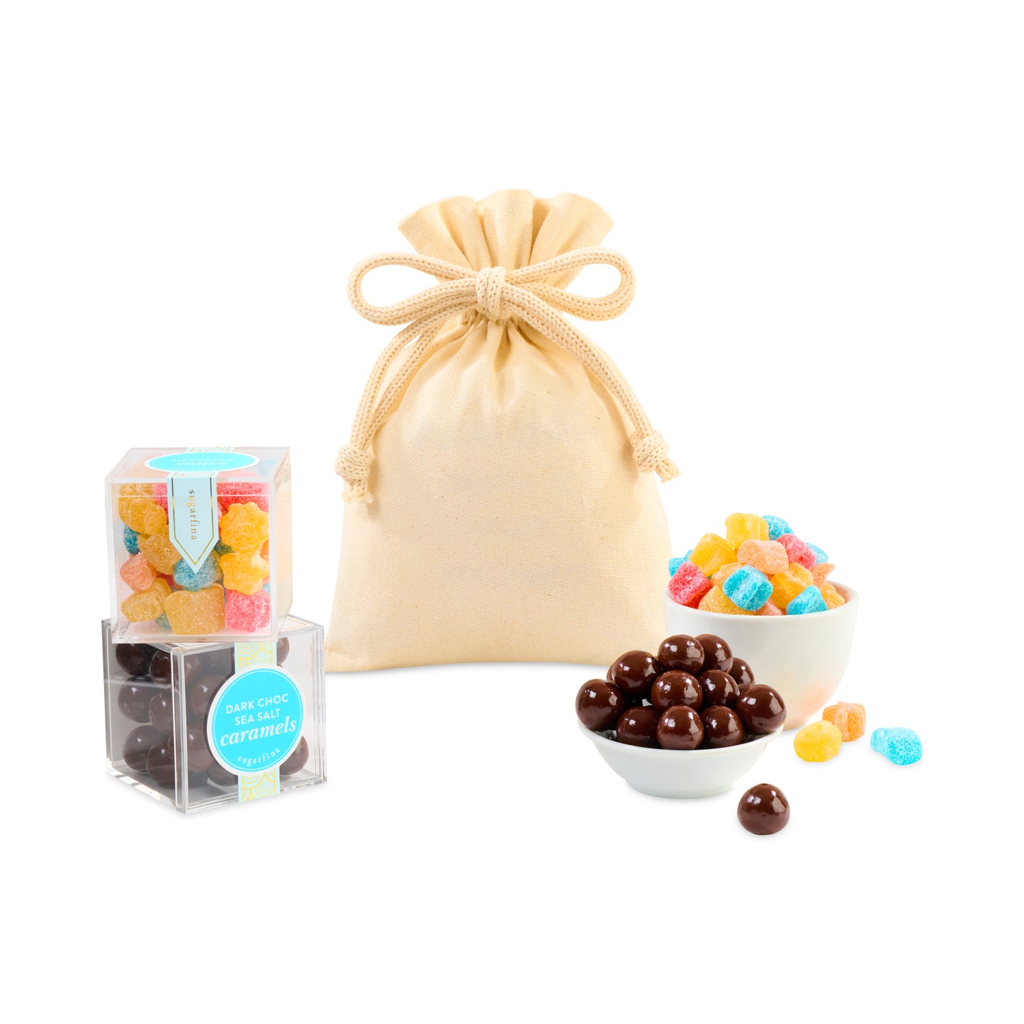 Natural Sugarfina Dazzling Duo of Favorites Gift Bag plain