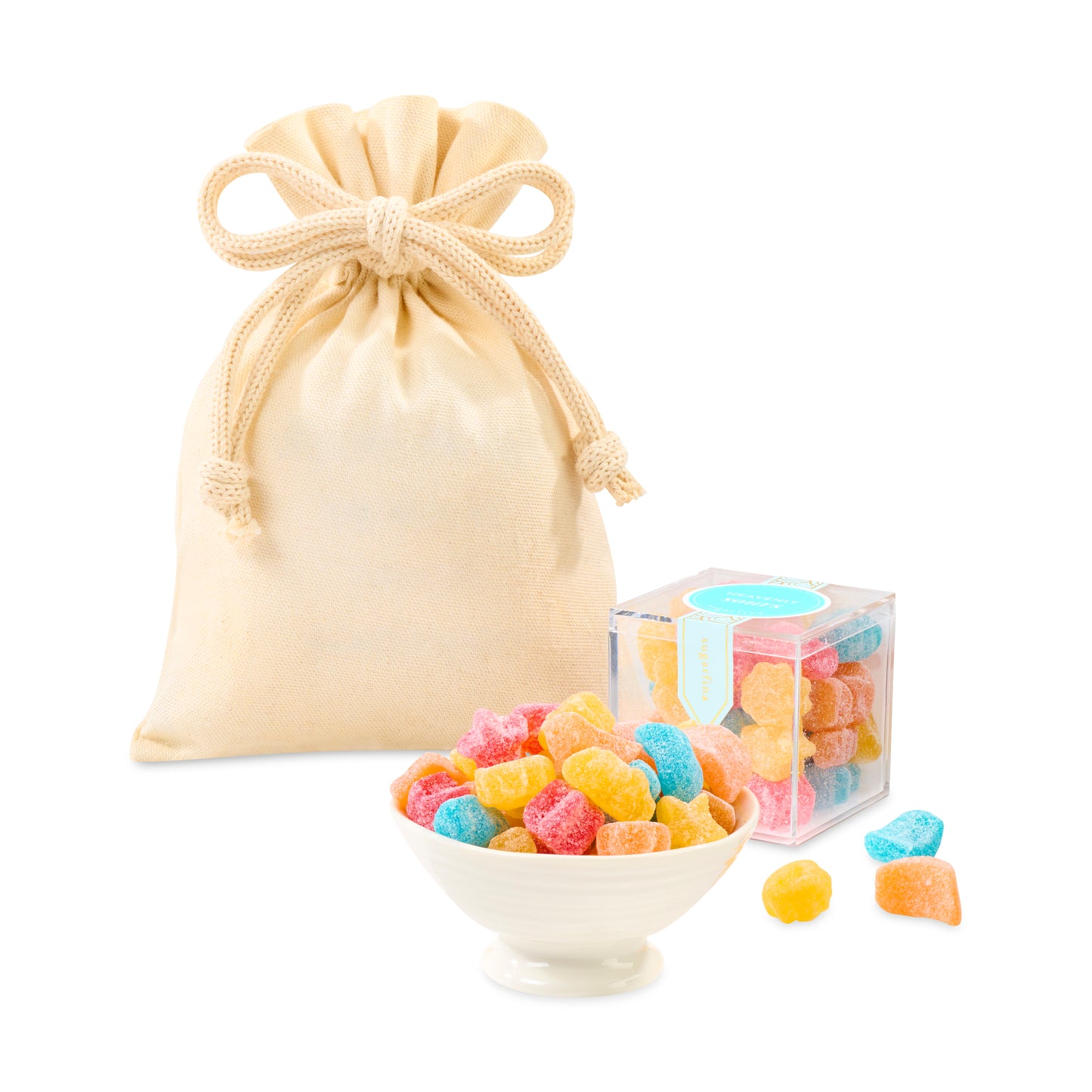Natural Sugarfina Heavenly Sours Candy Cube Gift Bag plain