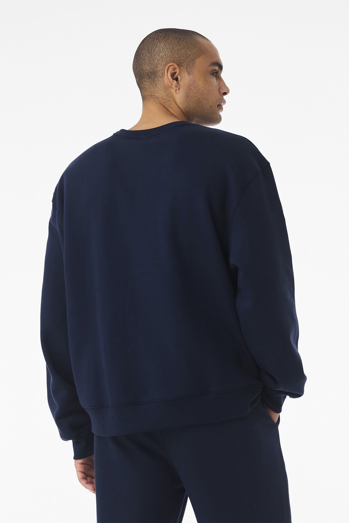 Navy BELLA+CANVAS Unisex 10-Ounce Heavyweight Crewneck Sweatshirt BC4711