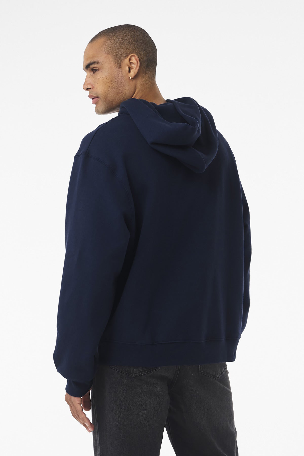 Navy BELLA+CANVAS Unisex 10-Ounce Heavyweight Pullover Hoodie BC4719