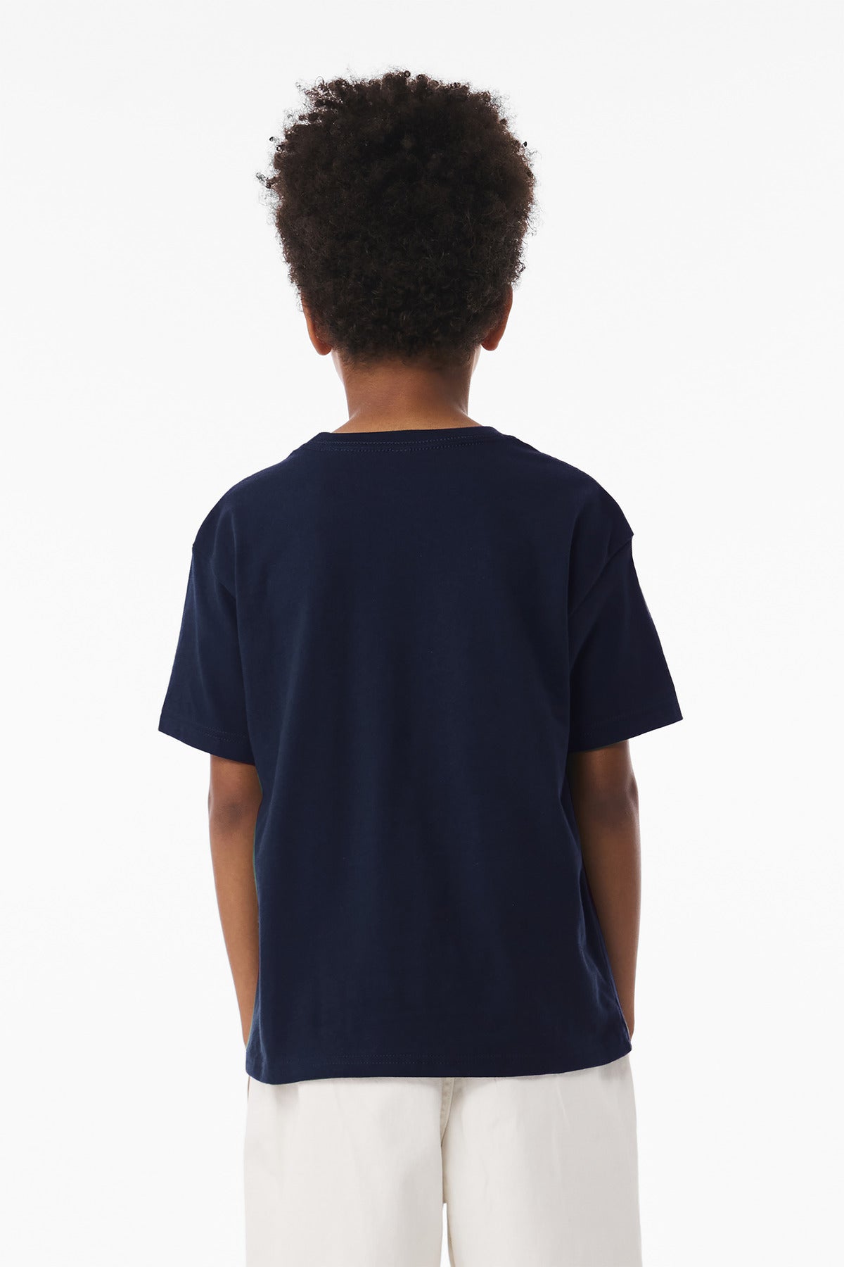 Navy BELLA+CANVAS Youth 6-Ounce Heavyweight Tee BC3010Y
