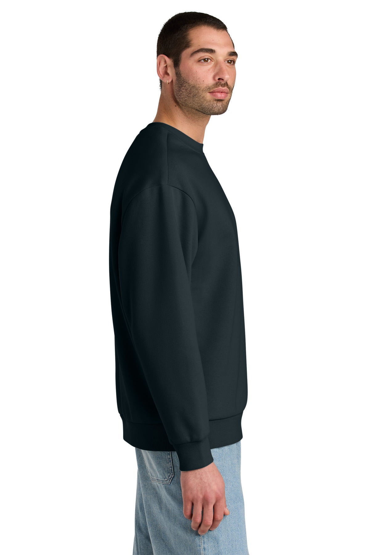 NavyBlue District V.I.T. Heavyweight Fleece Crew DT6154