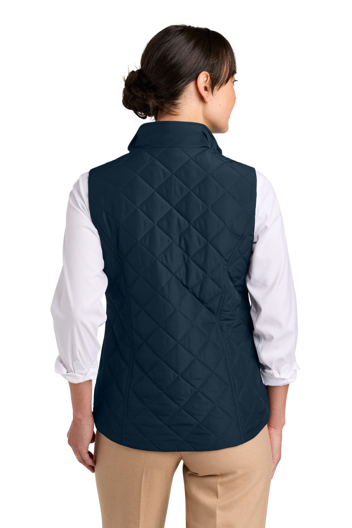 NightNavy Brooks Brothers Women's Quilted Vest BB18603