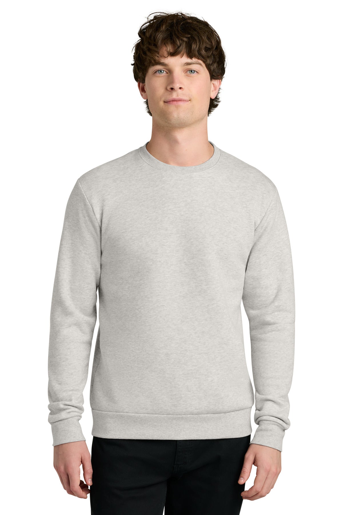 Oatmeal Next Level Apparel Adult Malibu Crewneck Sweatshirt NL9002