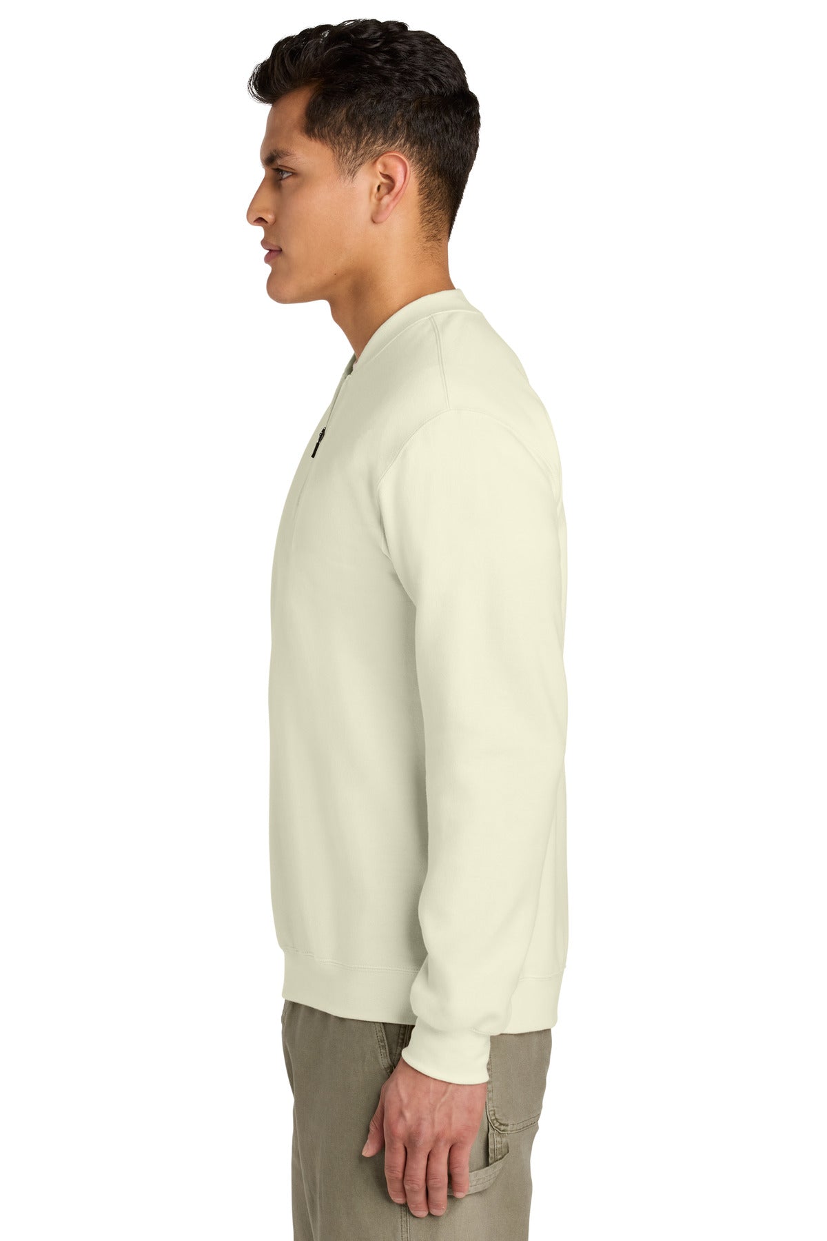 OffWhite Gildan Softstyle Midweight Fleece 1/4-Zip SF008